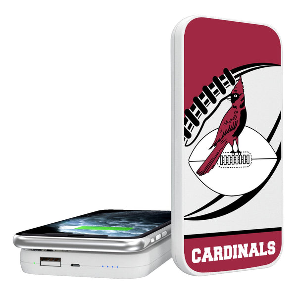 Chicago Cardinals 1947-1959 Historic Collection Passtime 5000mAh Portable Wireless Charger