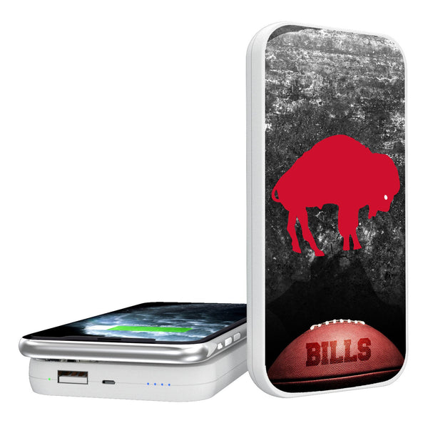 Buffalo Bills Historic Collection Legendary 5000mAh Portable Wireless Charger