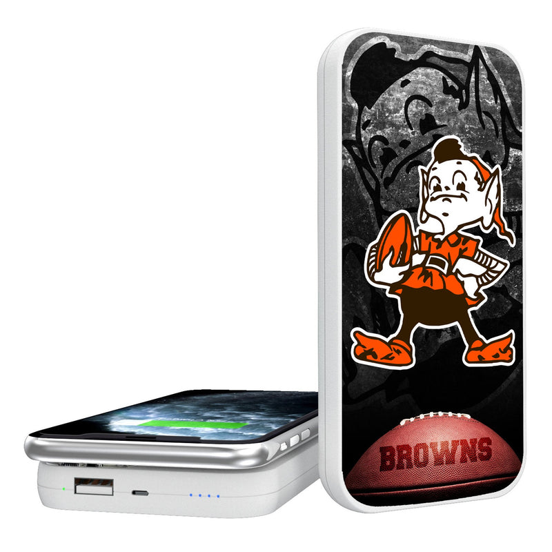 Cleveland Browns Historic Collection Legendary 5000mAh Portable Wireless Charger