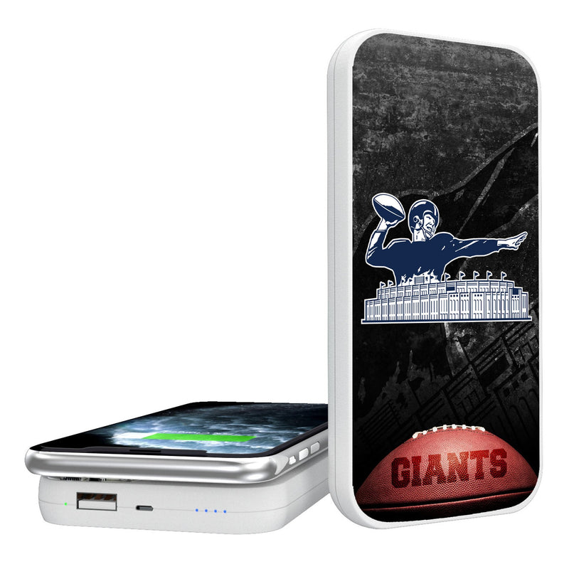 New York Giants 1960-1966 Historic Collection Legendary 5000mAh Portable Wireless Charger