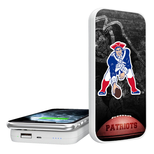 New England Patriots Historic Collection Legendary 5000mAh Portable Wireless Charger