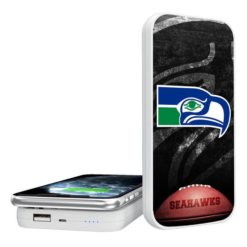 Seattle Seahawks Historic Collection Legendary 5000mAh Portable Wireless Charger