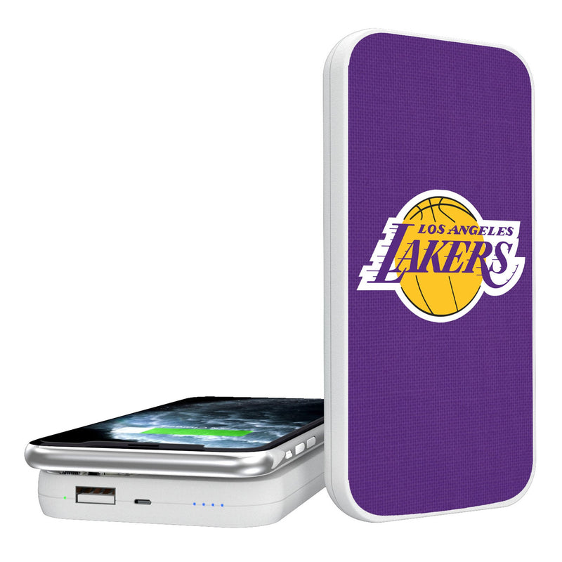 Los Angeles Lakers Solid 5000mAh Portable Wireless Charger