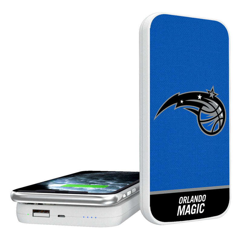 Orlando Magic Endzone Solid 5000mAh Portable Wireless Charger