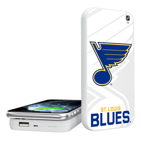 St. Louis Blues Monocolor Tilt 5000mAh Portable Wireless Charger