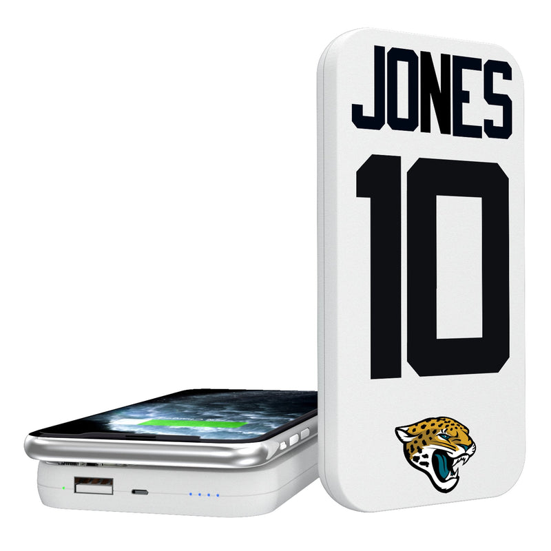 Mac Jones Jacksonville Jaguars 10 Ready 5000mAh Portable Wireless Charger