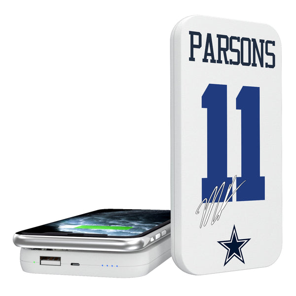 Micah Parsons Dallas Cowboys 11 Ready 5000mAh Portable Wireless Charger