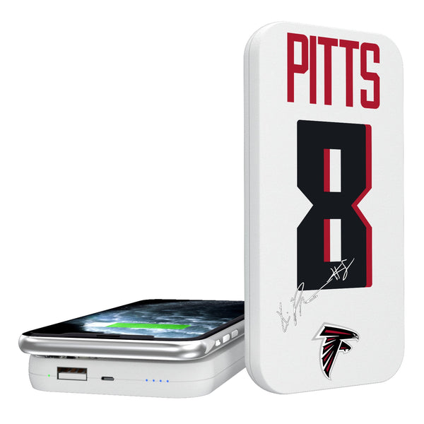 Kyle Pitts Atlanta Falcons 8 Ready 5000mAh Portable Wireless Charger