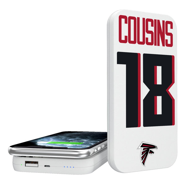 Kirk Cousins Atlanta Falcons 18 Ready 5000mAh Portable Wireless Charger