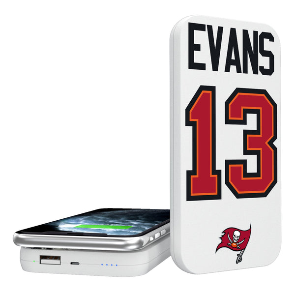 Mike Evans Tampa Bay Buccaneers 13 Ready 5000mAh Portable Wireless Charger