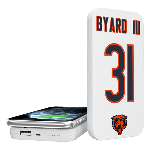 Kevin Byard III Chicago Bears 31 Ready 5000mAh Portable Wireless Charger