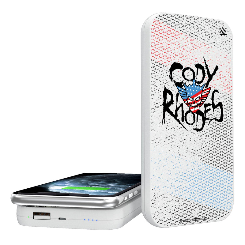 Cody Rhodes Steel 5000mAh Portable Wireless Charger