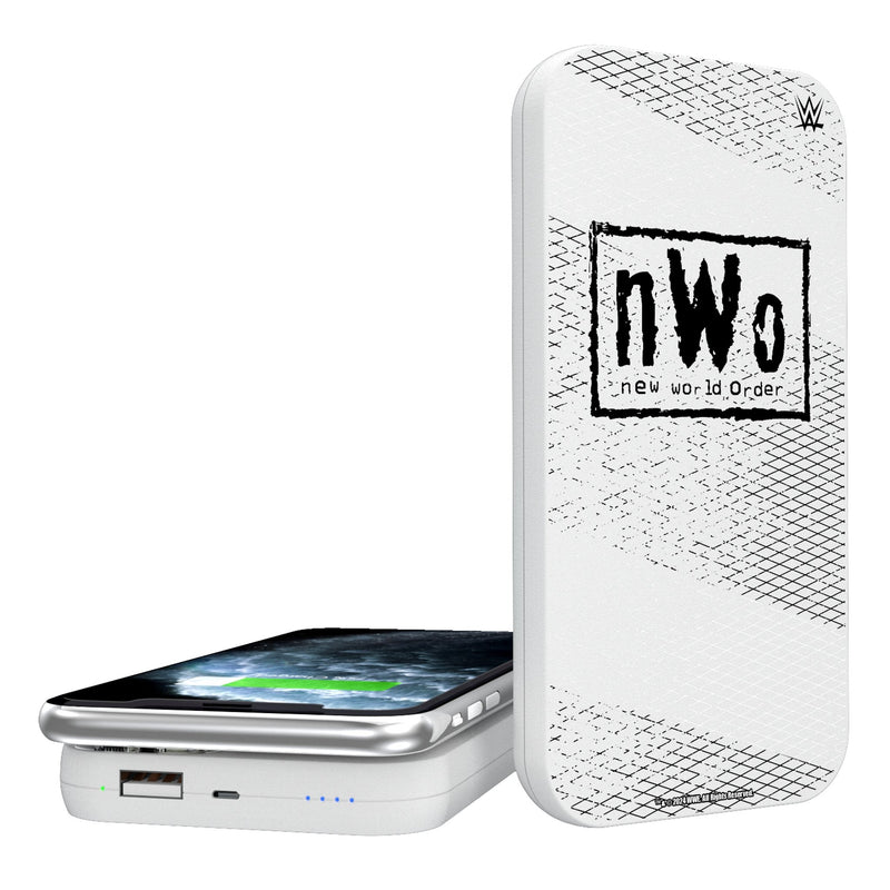 New World Order Steel 5000mAh Portable Wireless Charger