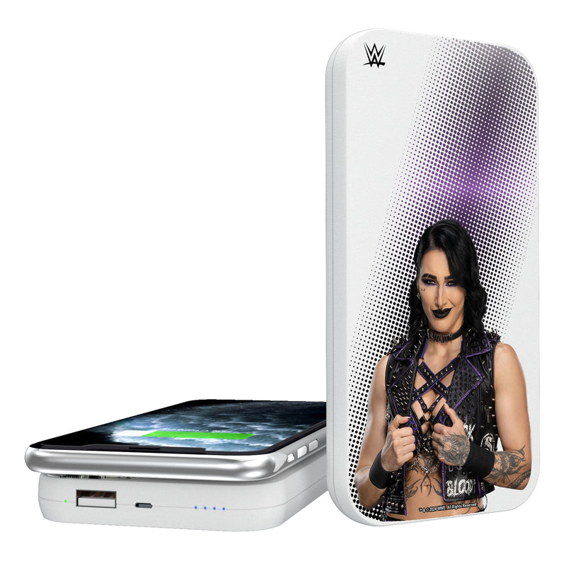 Rhea Ripley Superstar 5000mAh Portable Wireless Charger