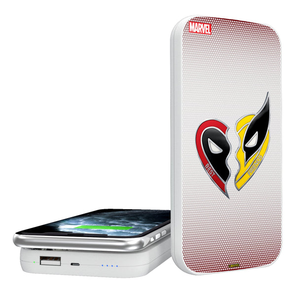 Marvel Deadpool Wolverine Grid 5000mAh Portable Wireless Charger