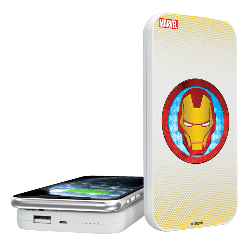 Marvel Avengers Iron Man Grid 5000mAh Portable Wireless Charger