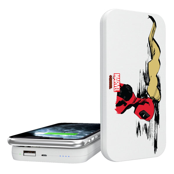 Marvel Ladypool Badge  5000mAh Portable Wireless Charger