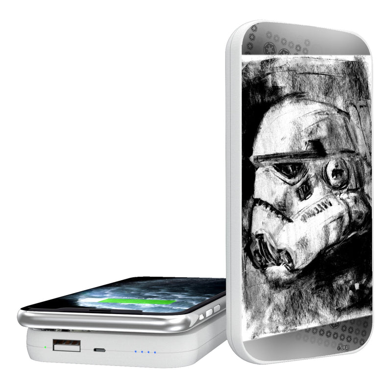 Star Wars Stormtrooper Portrait 5000mAh Portable Wireless Charger