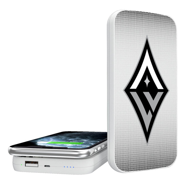 Las Vegas Aces Linen 5000mAh Portable Wireless Charger