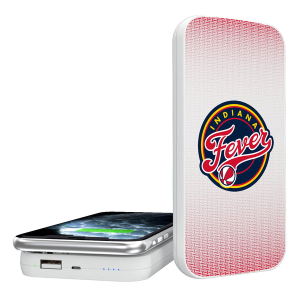 Indiana Fever Linen 5000mAh Portable Wireless Charger