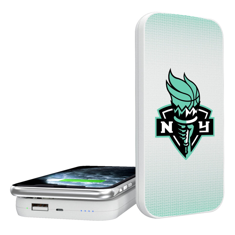 New York Liberty Linen 5000mAh Portable Wireless Charger