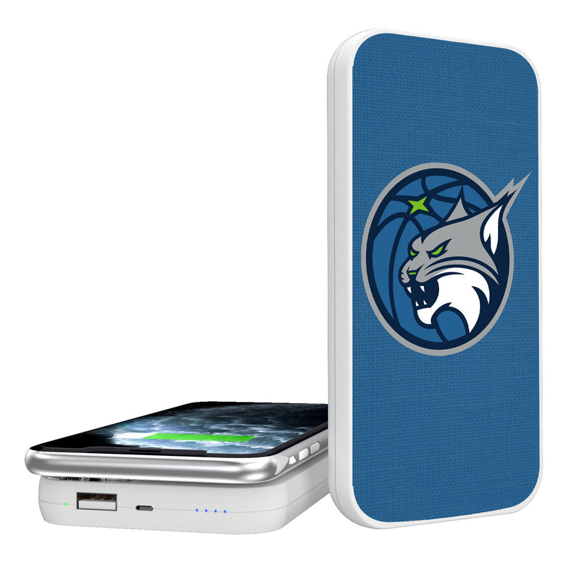 Minnesota Lynx Solid 5000mAh Portable Wireless Charger