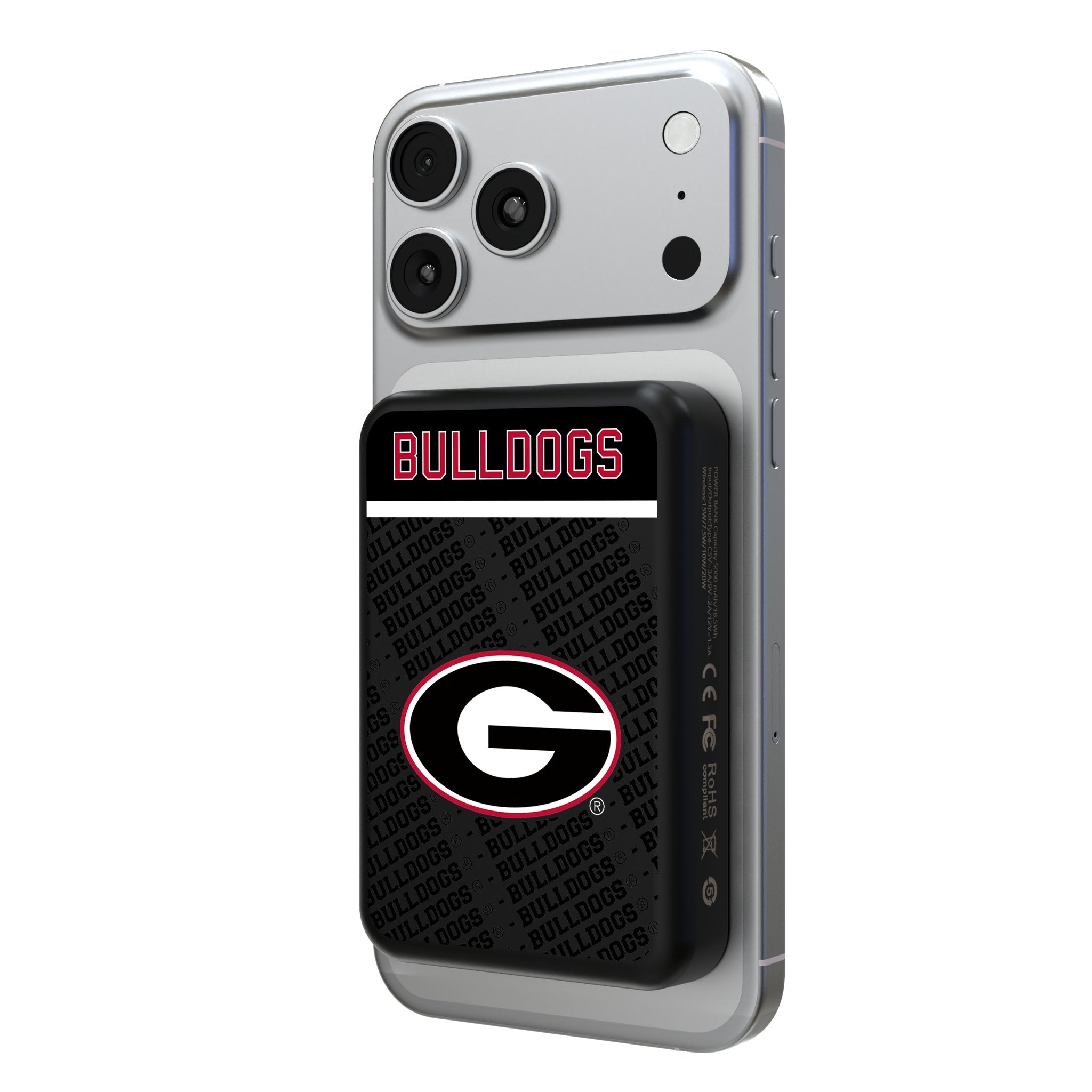 University of Georgia Bulldogs Endzone Plus Wireless Mag Power Bank