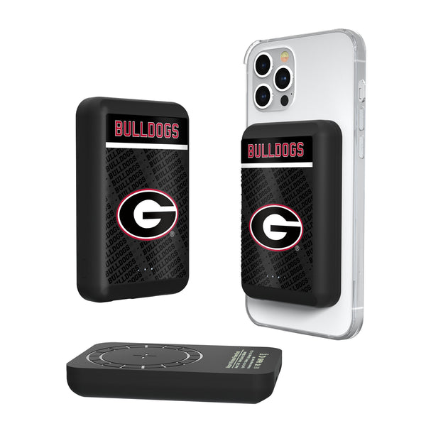 University of Georgia Bulldogs Endzone Plus Wireless Mag Power Bank