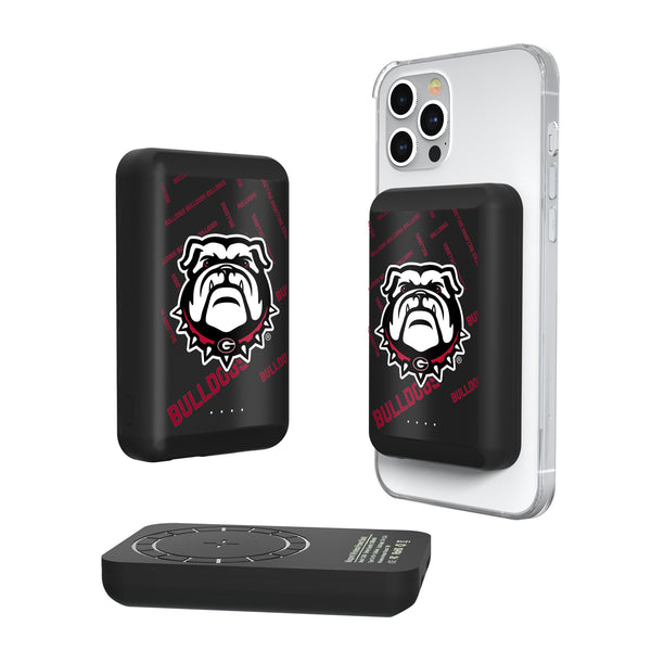 University of Georgia Bulldogs Uga Quadtile Wireless Mag Power Bank