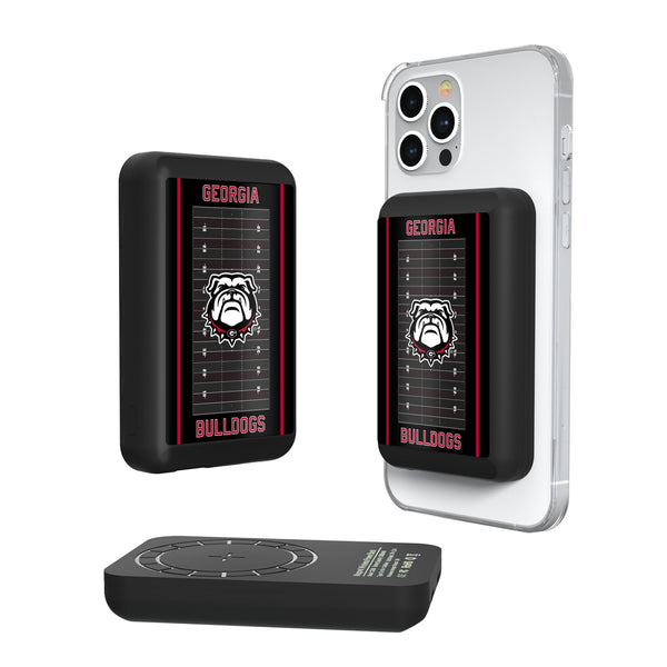 University of Georgia Bulldogs Uga Field Wireless Mag Power Bank