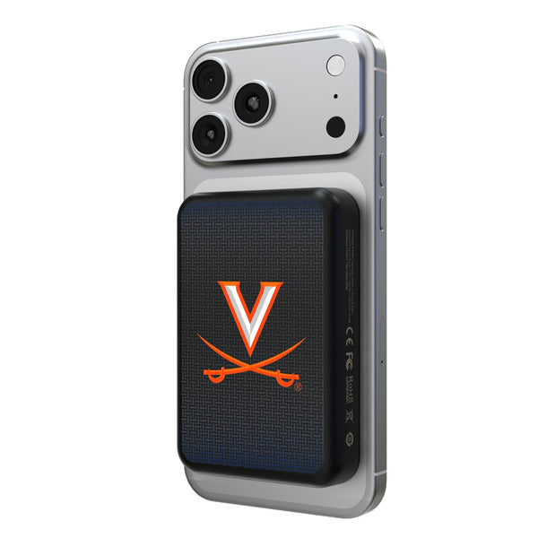 University of Virginia Cavaliers Linen Wireless Mag Power Bank