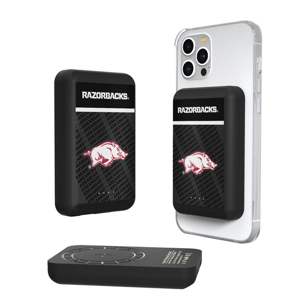 University of Arkansas Fayetteville Razorbacks Endzone Plus Wireless Mag Power Bank