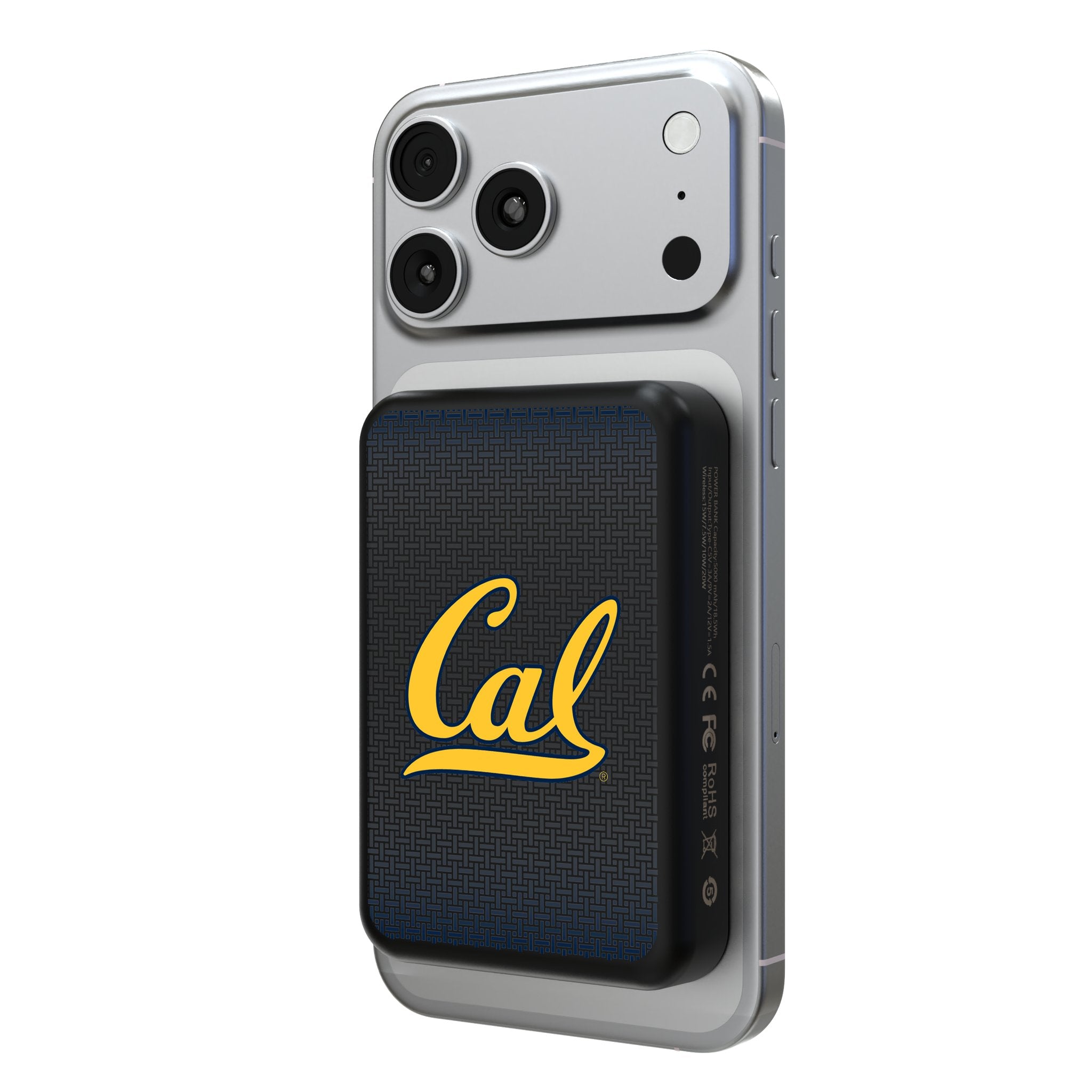 University of California Berkeley Golden Bears Linen Wireless Mag Power Bank