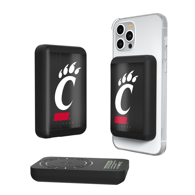 University of Cincinnati Bearcats Linen Wireless Mag Power Bank