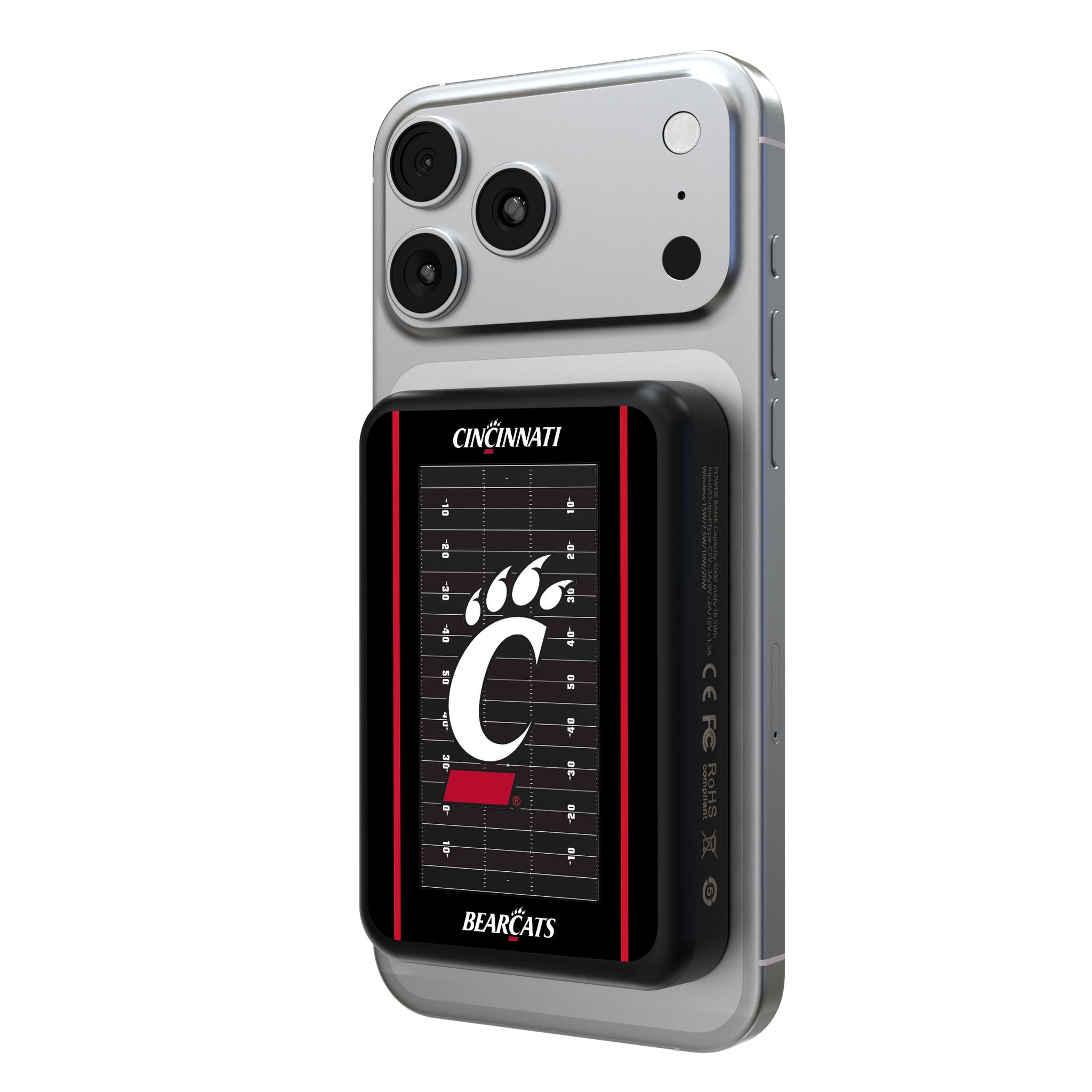 University of Cincinnati Bearcats Field Wireless Mag Power Bank