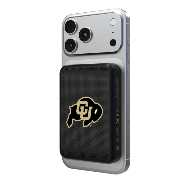University of Colorado Buffaloes Linen Wireless Mag Power Bank