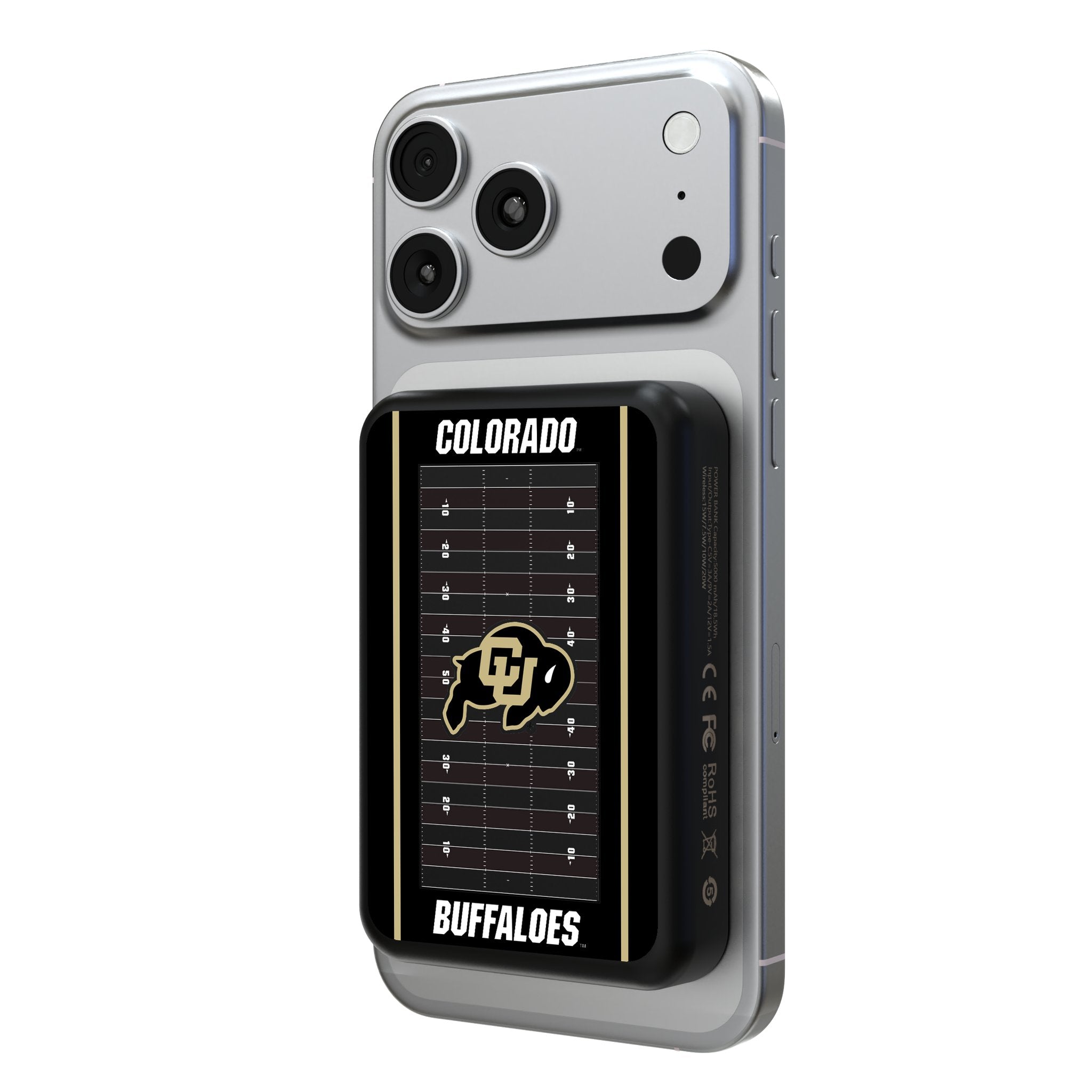 University of Colorado Buffaloes Field Wireless Mag Power Bank