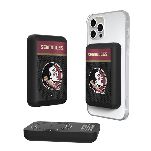 Florida State University Seminoles Endzone Plus Wireless Mag Power Bank