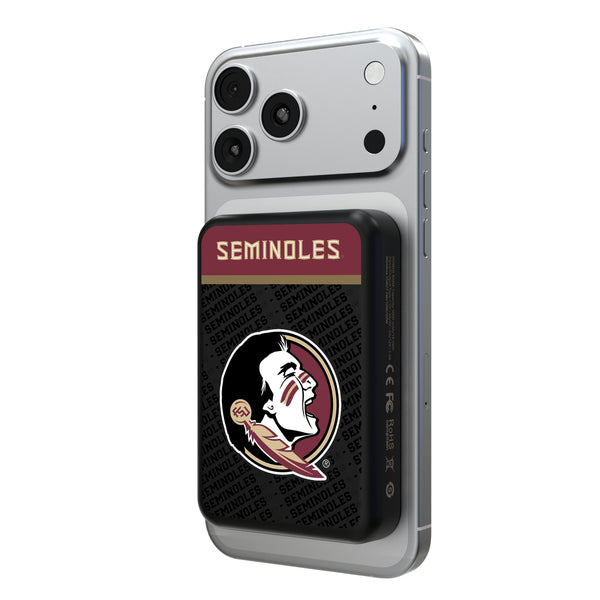 Florida State University Seminoles Endzone Plus Wireless Mag Power Bank