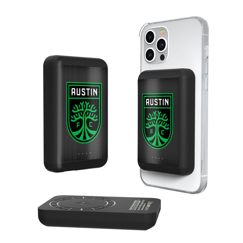 Austin FC  Linen Wireless Mag Power Bank