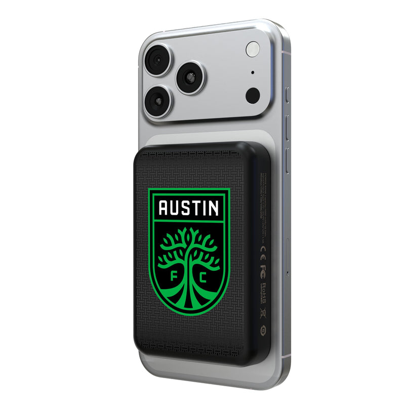 Austin FC Linen Wireless Mag Power Bank