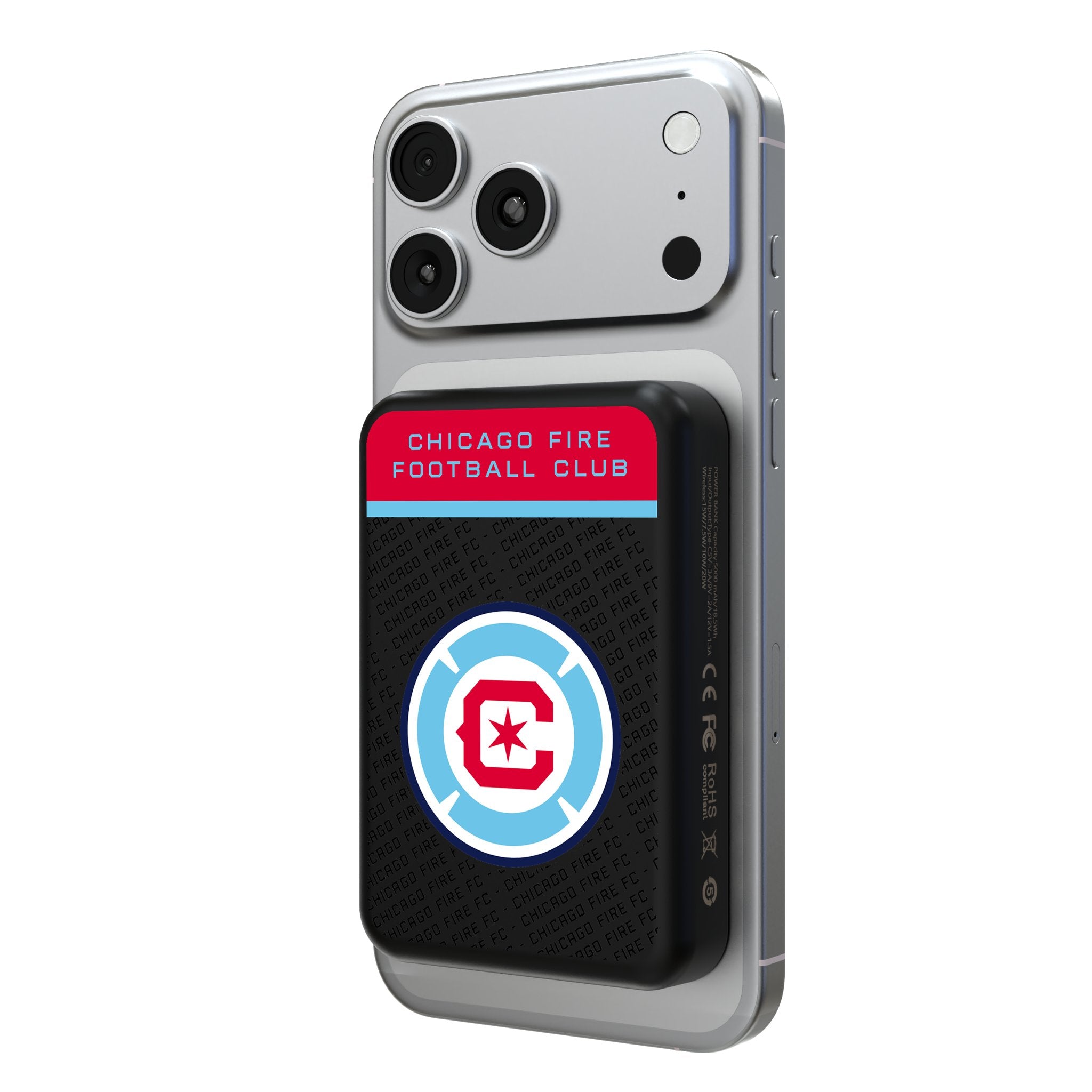 Chicago Fire Endzone Plus Wireless Mag Power Bank