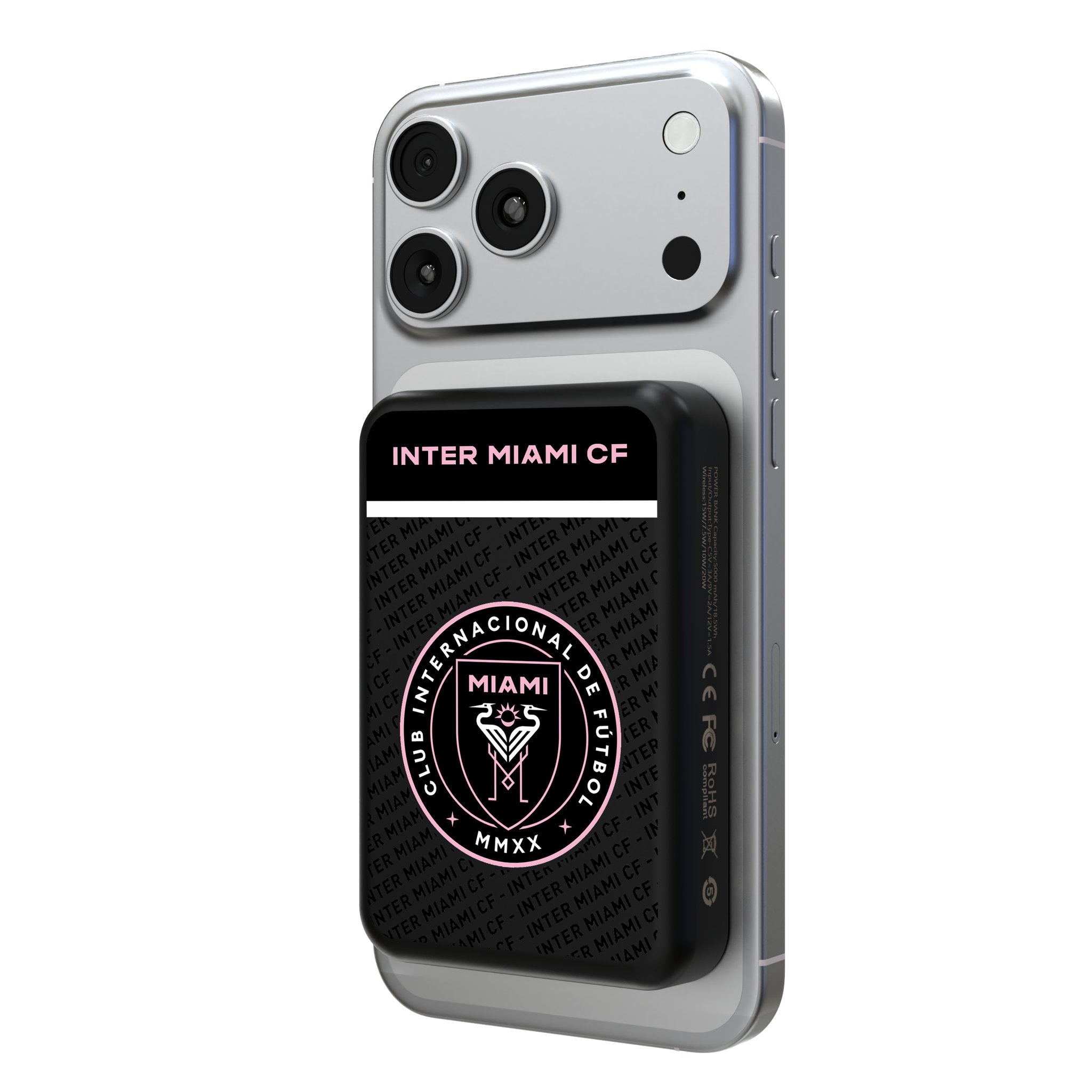 Inter Miami CF Endzone Plus Wireless Mag Power Bank