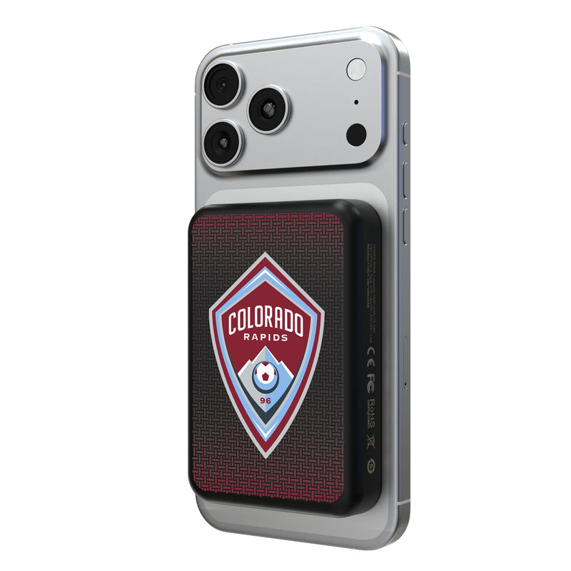Colorado Rapids Linen Wireless Mag Power Bank