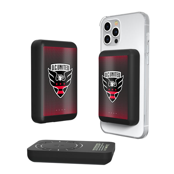 DC United  Linen Wireless Mag Power Bank