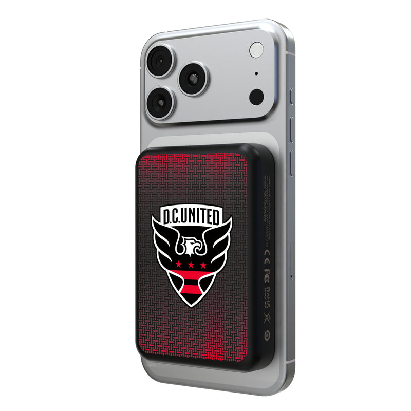 DC United Linen Wireless Mag Power Bank