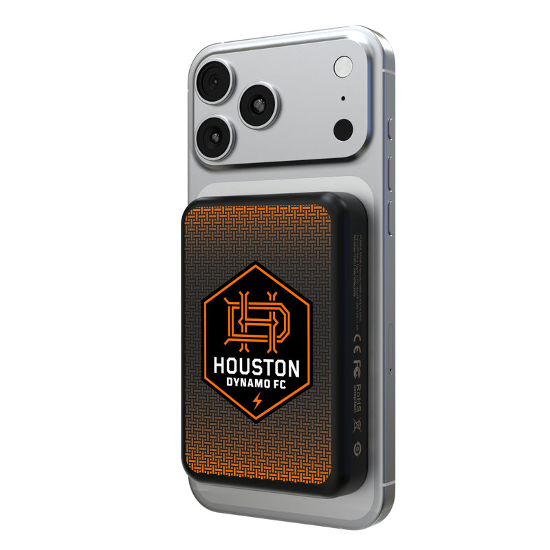 Houston Dynamo Linen Wireless Mag Power Bank