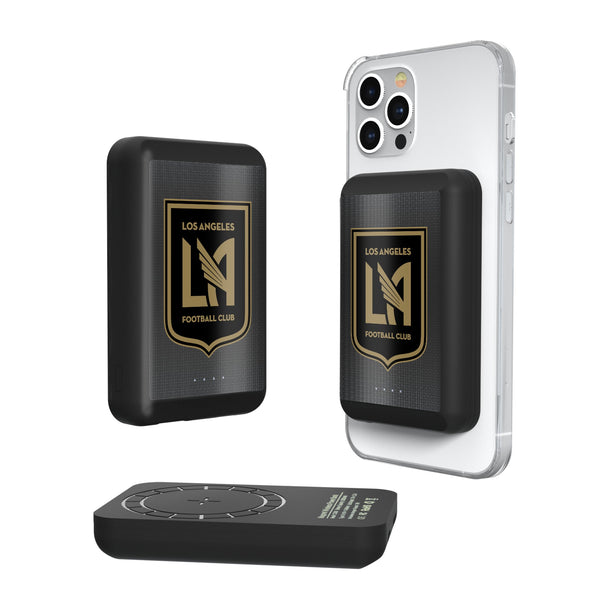 Los Angeles Football Club   Linen Wireless Mag Power Bank