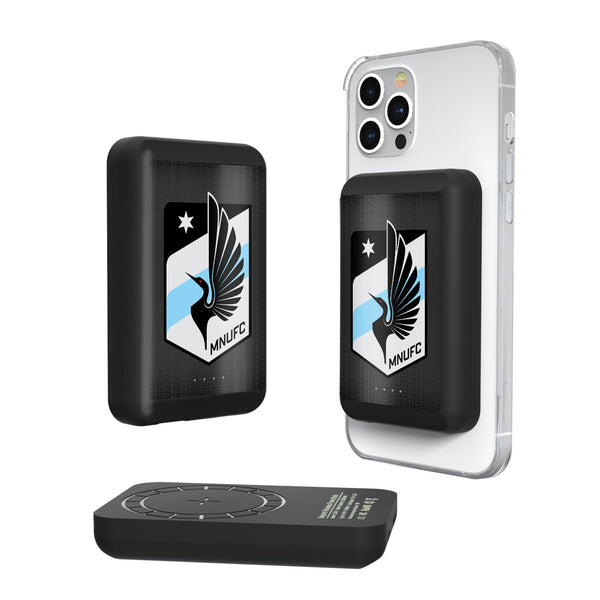 Minnesota United FC   Linen Wireless Mag Power Bank