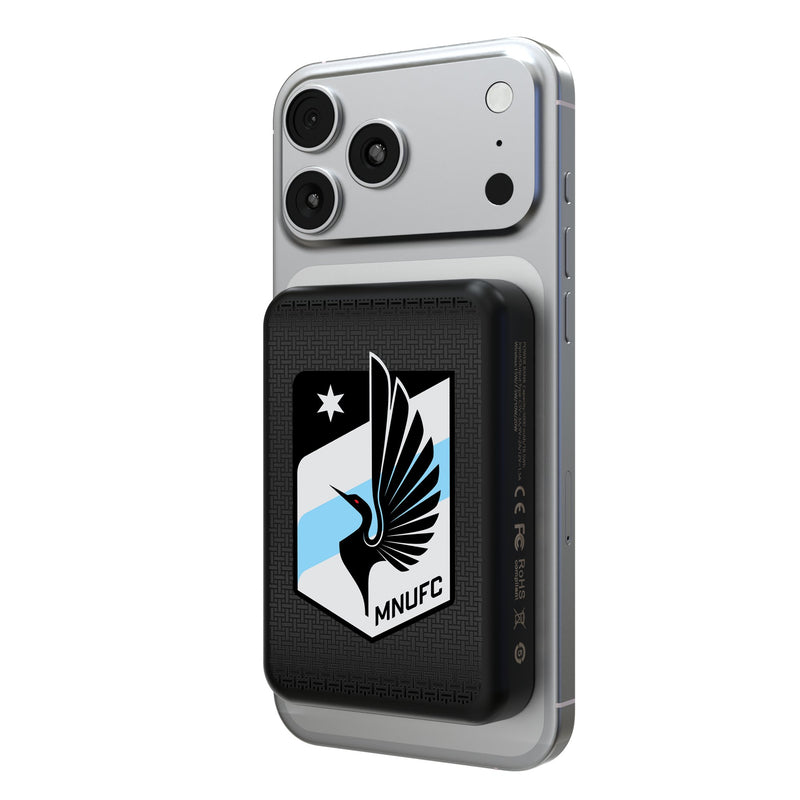 Minnesota United FC Linen Wireless Mag Power Bank